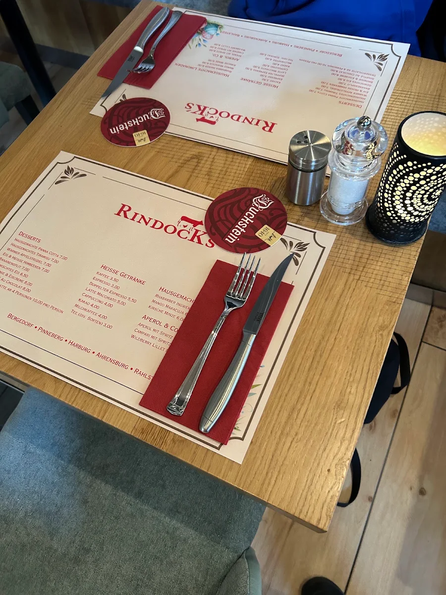 Speisekarte, Rindock’s Rahlstedt | HOTEL - Hamburg