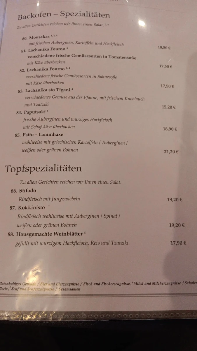 Speisekarte photo 3