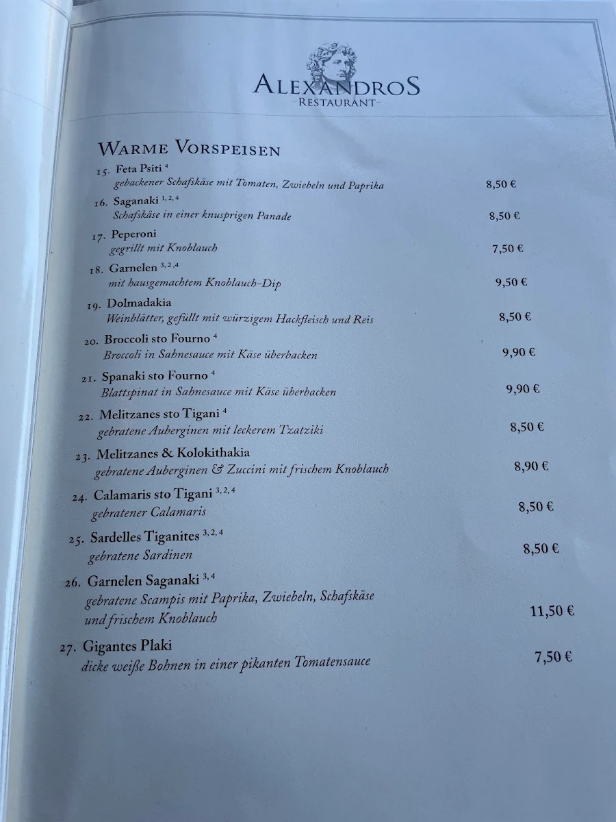 Speisekarte photo 4