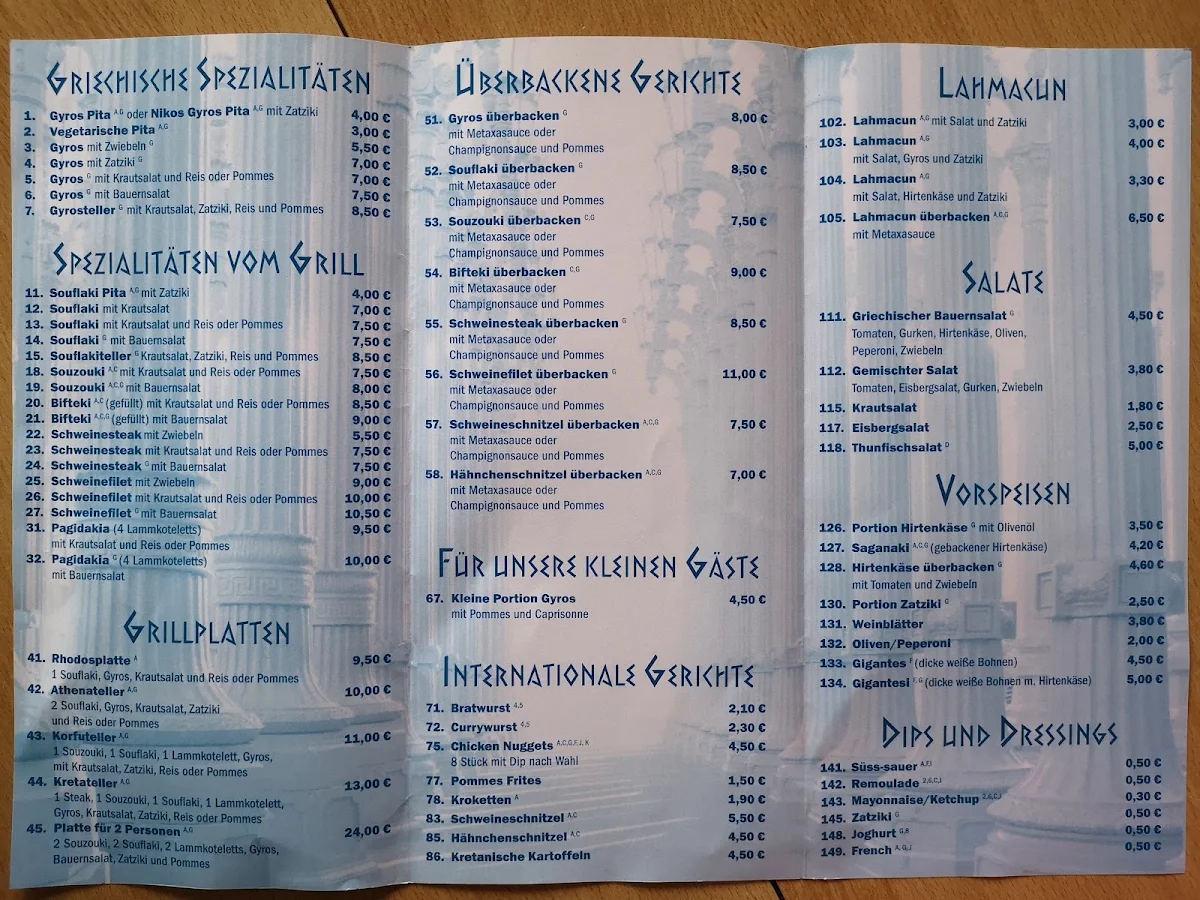 Speisekarte photo 1