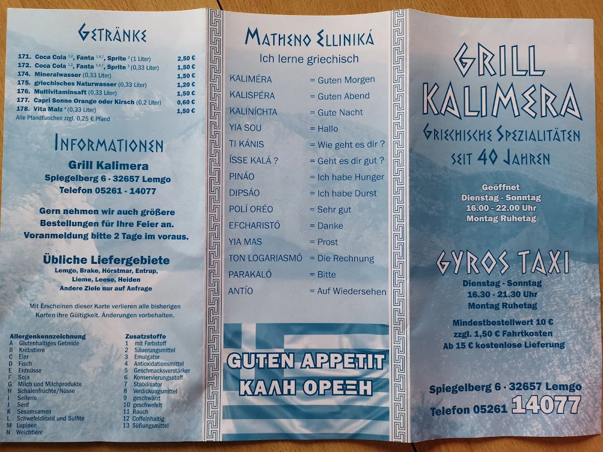 Speisekarte photo 2