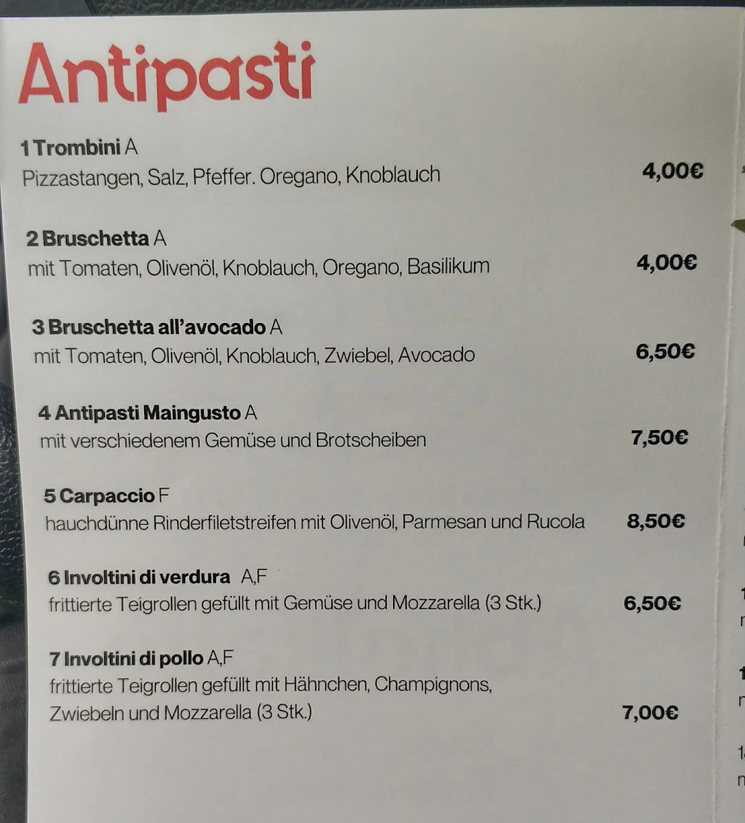 Speisekarte photo 3