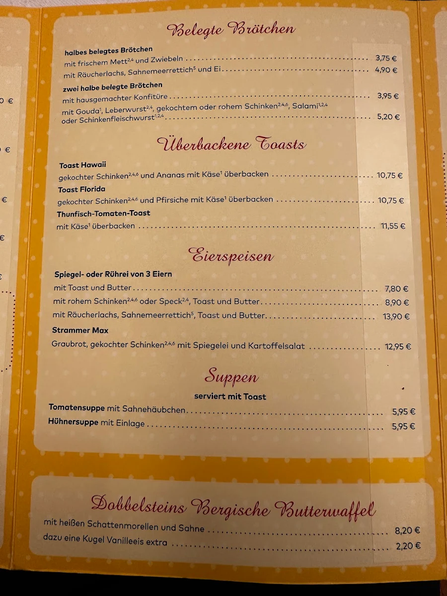 Speisekarte photo 2