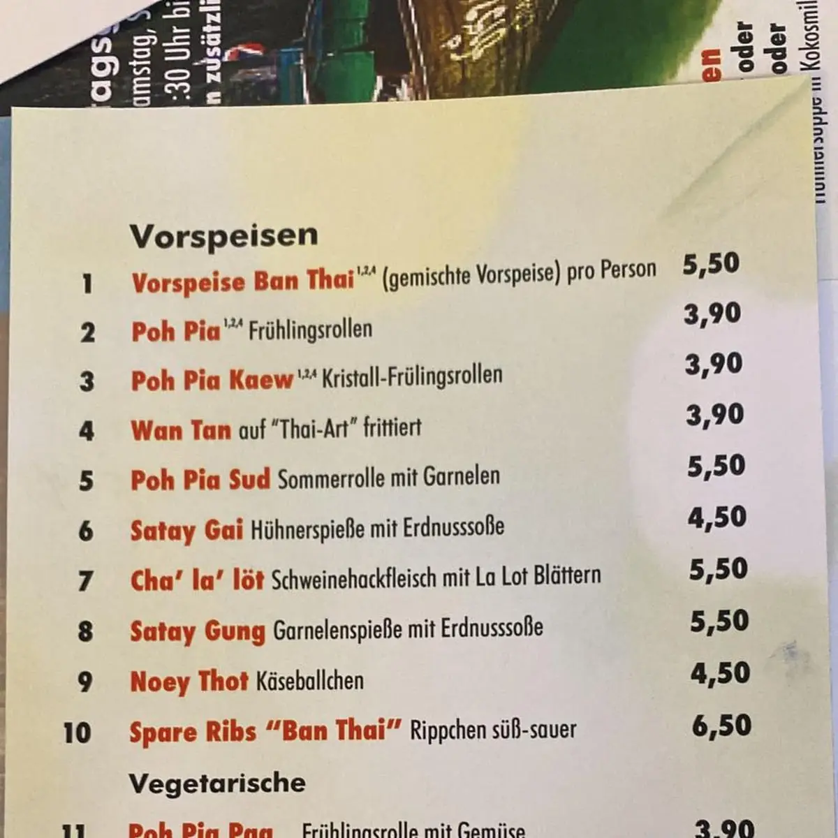 Speisekarte photo 6
