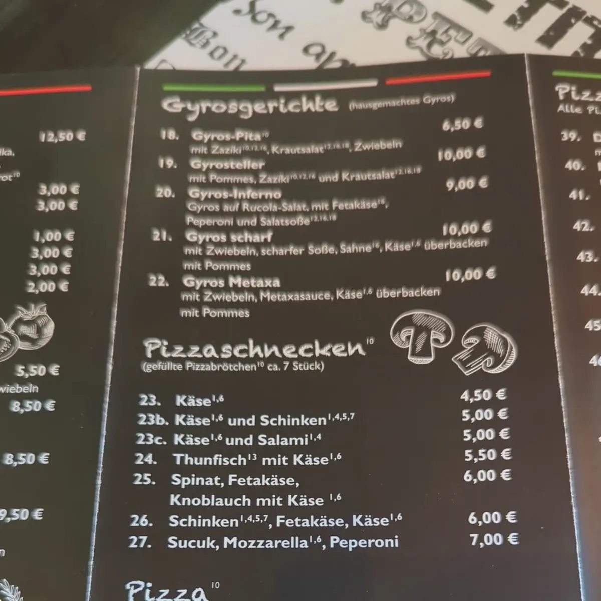 Speisekarte photo 4