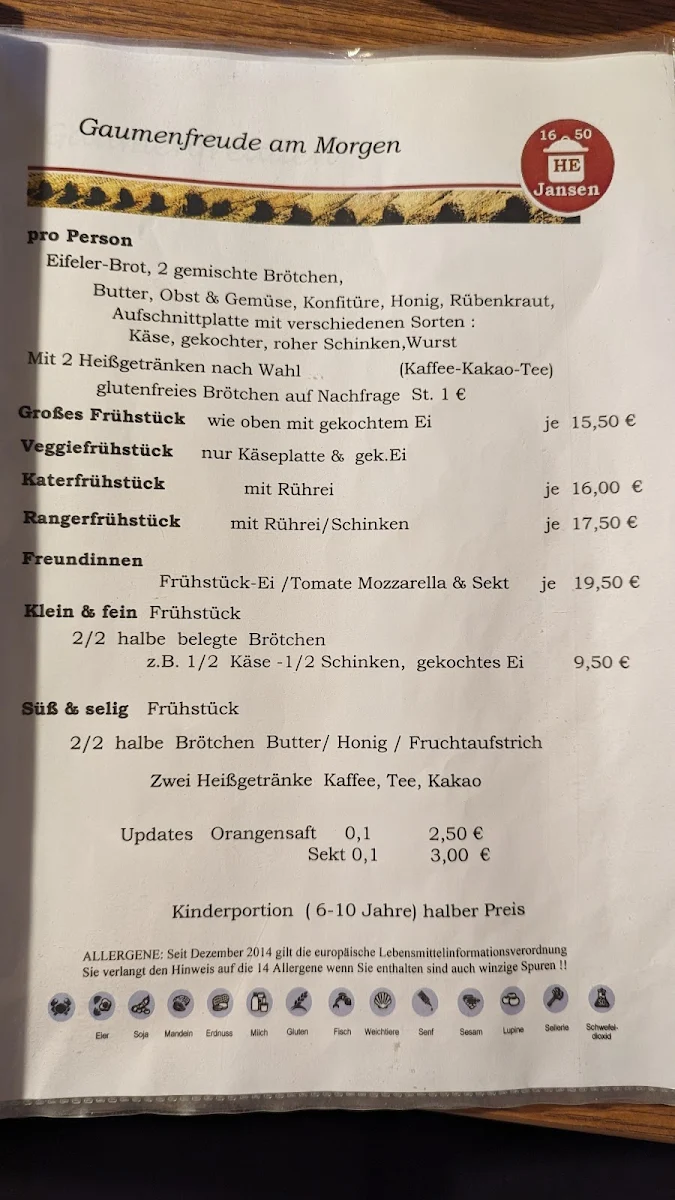 Speisekarte photo 2
