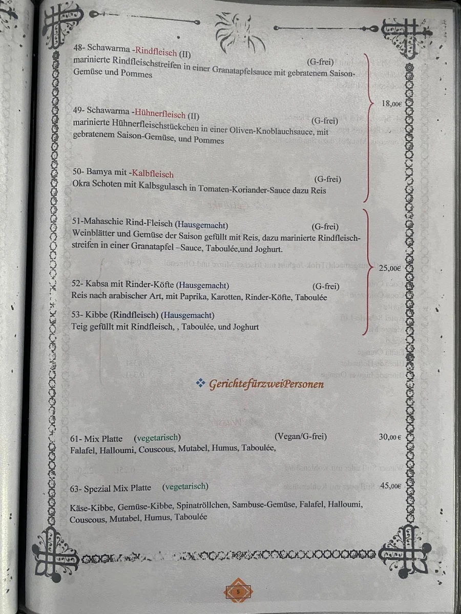 Speisekarte photo 3