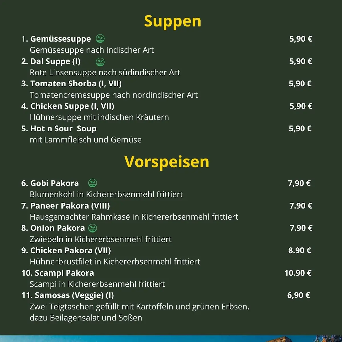 Speisekarte photo 2