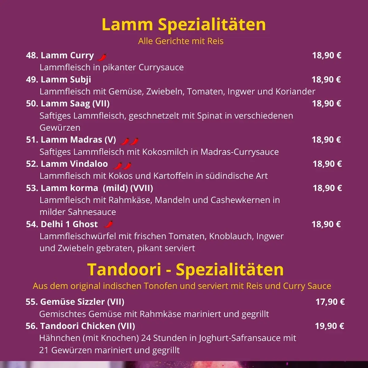 Speisekarte photo 5