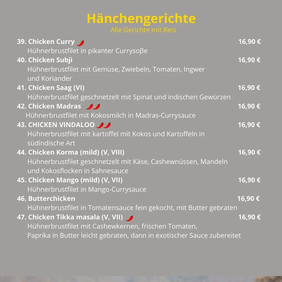 Speisekarte photo 8