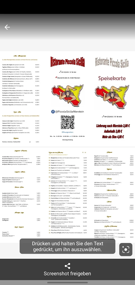 Speisekarte photo 2