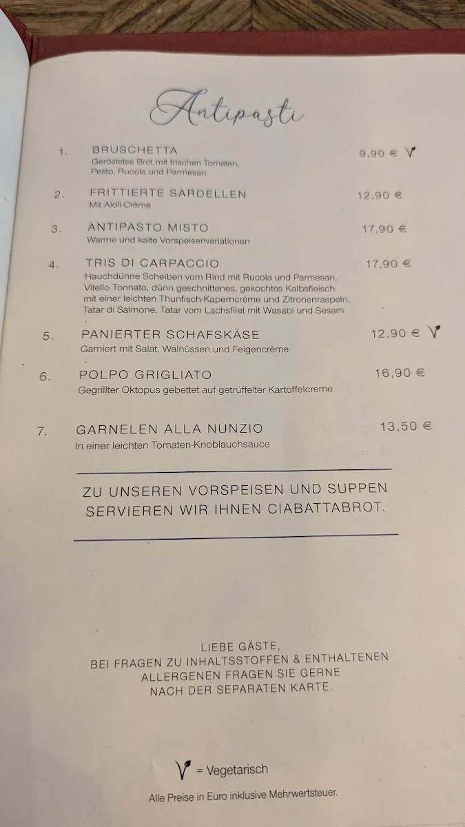 Speisekarte photo 1