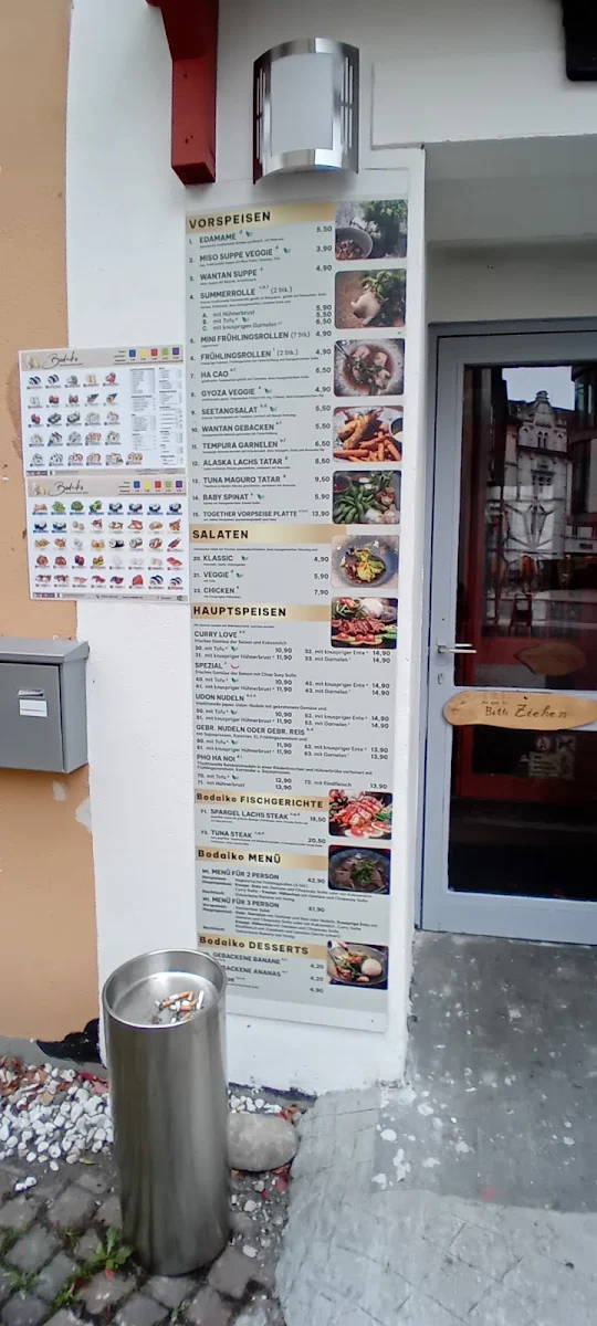 Speisekarte, BO DAI KO - Japanisches Kaiten Sushi Konstanz