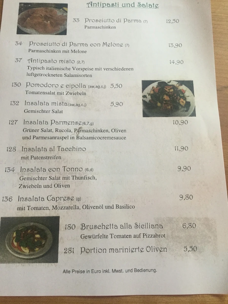 Speisekarte photo 2