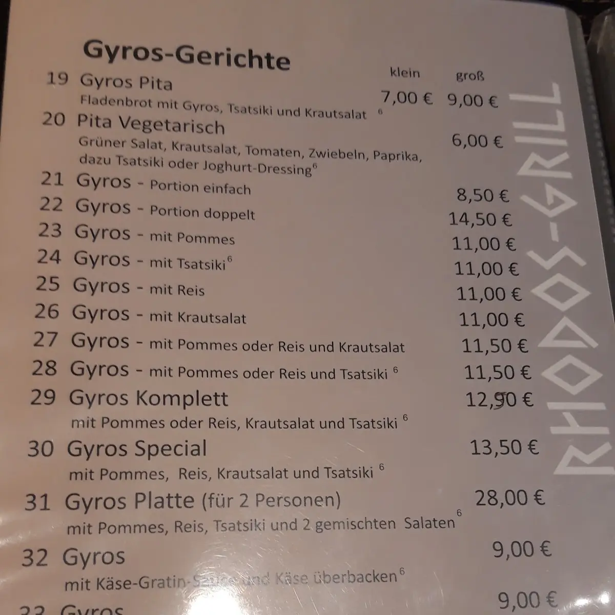 Speisekarte photo 6