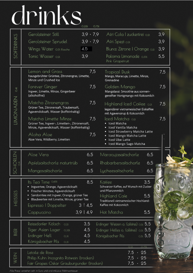 Speisekarte photo 1