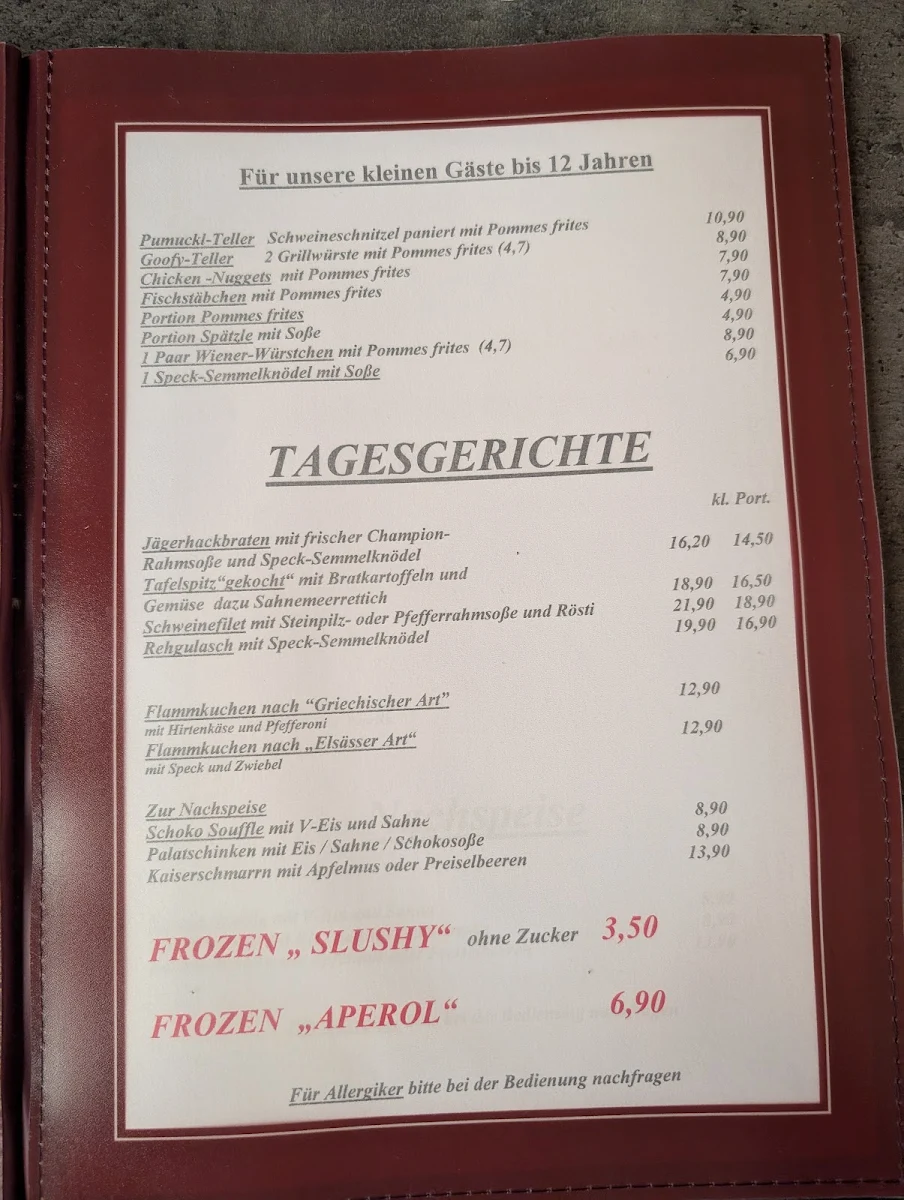 Speisekarte photo 2