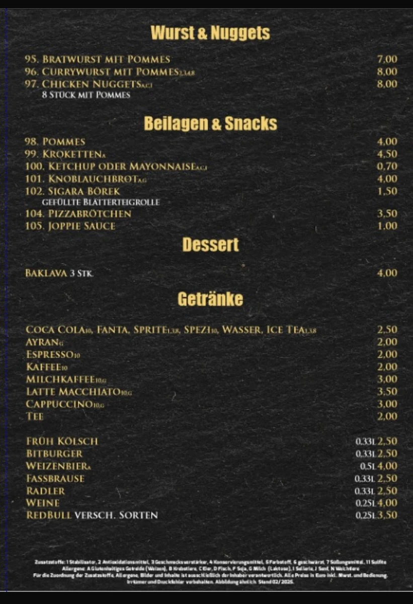 Speisekarte photo 2