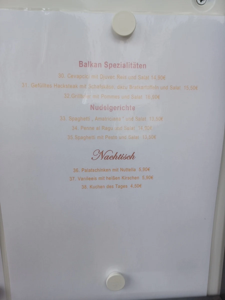 Speisekarte photo 2