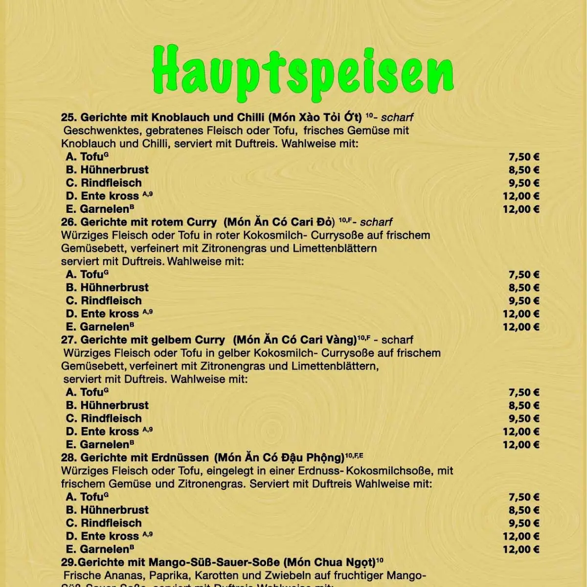 Speisekarte photo 3