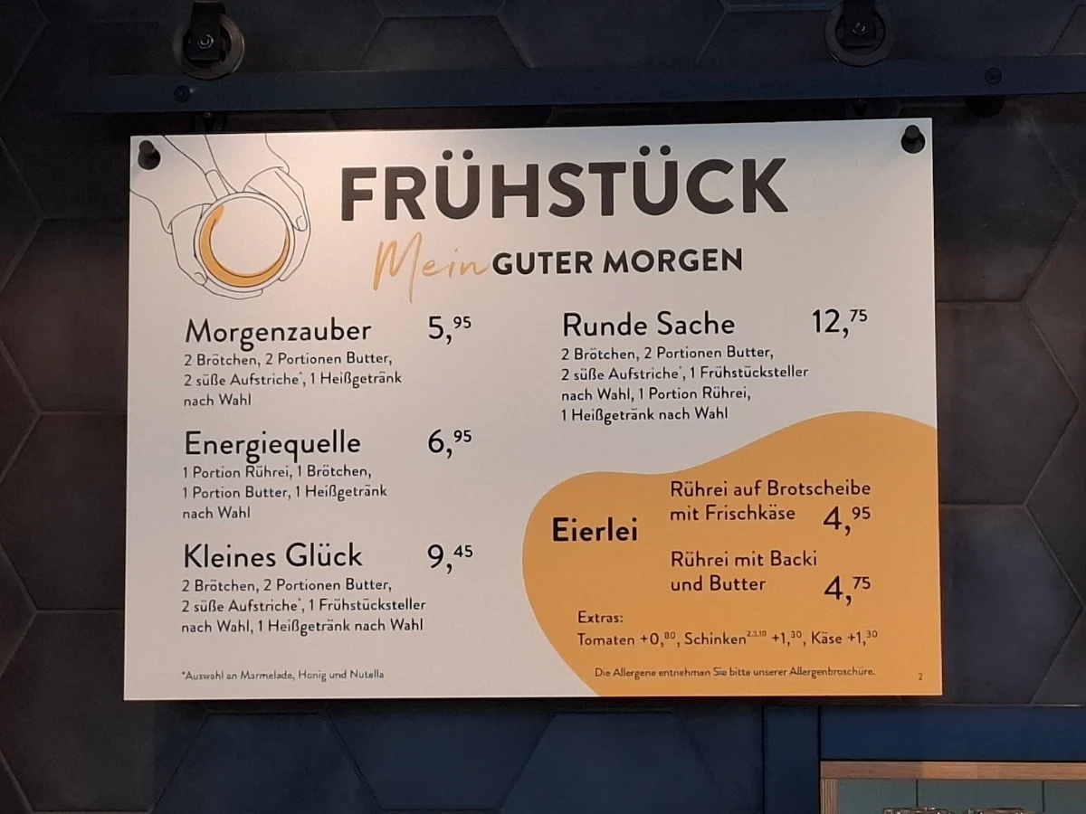 Speisekarte photo 1
