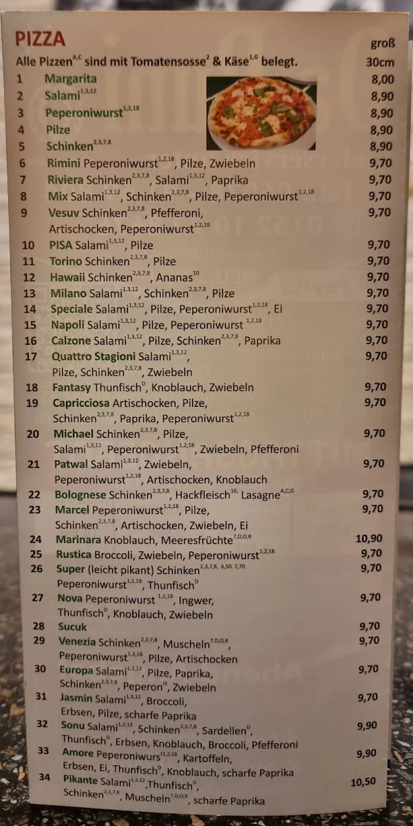 Speisekarte photo 2