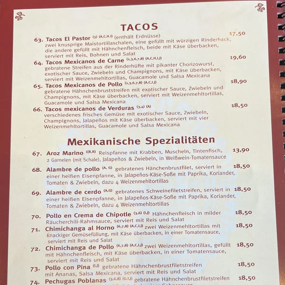 Speisekarte photo 1