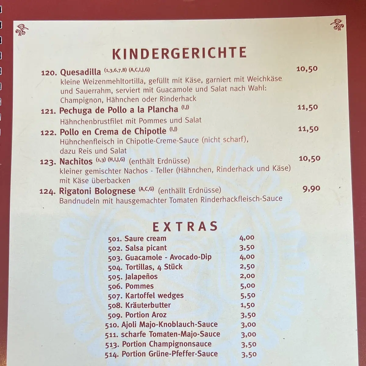 Speisekarte photo 5