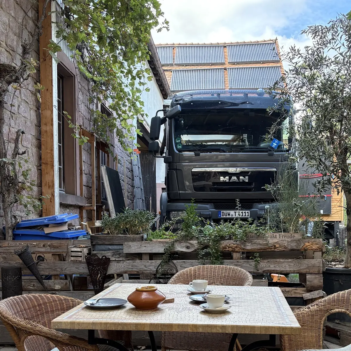 Atmosphäre, Café Charme und Bio-Eis Manufaktur