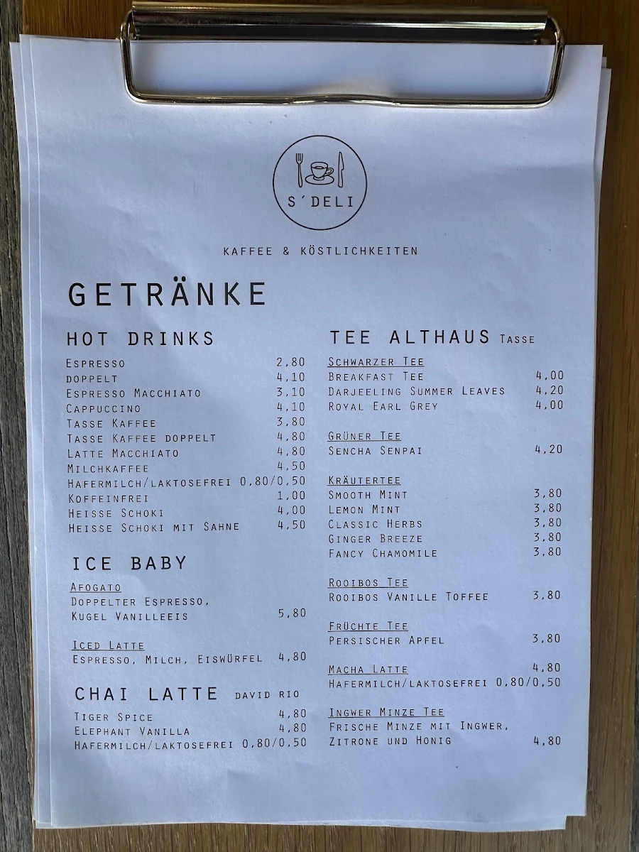 Speisekarte photo 1