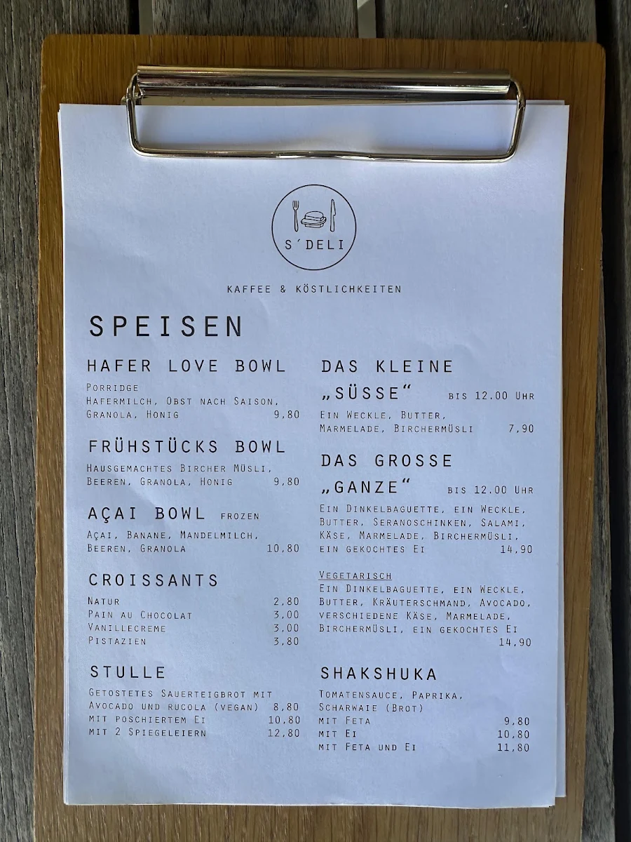 Speisekarte photo 2