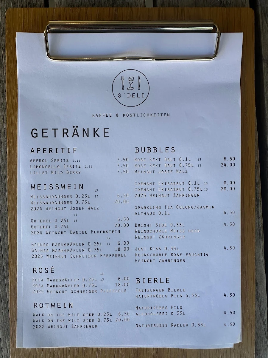 Speisekarte photo 3