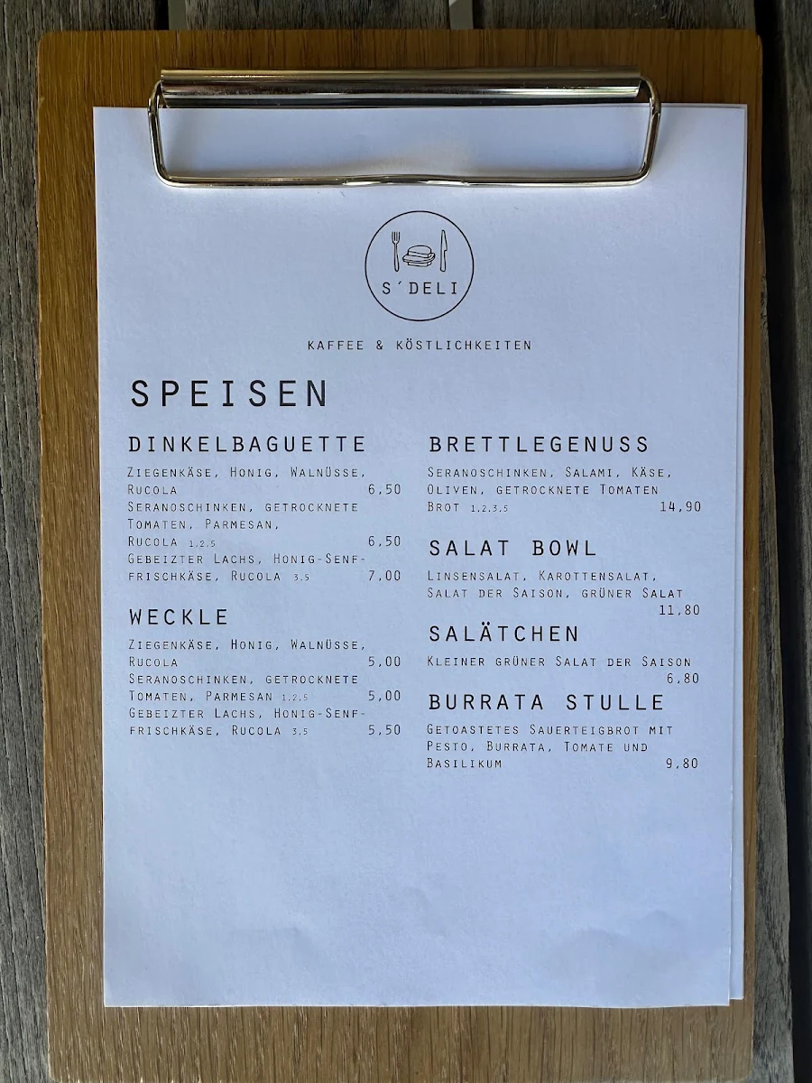 Speisekarte photo 4