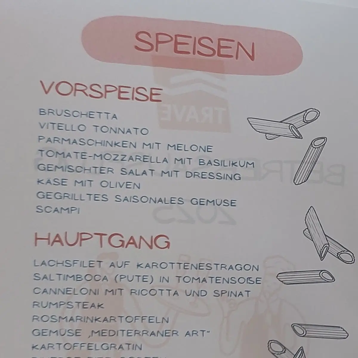 Speisekarte photo 1
