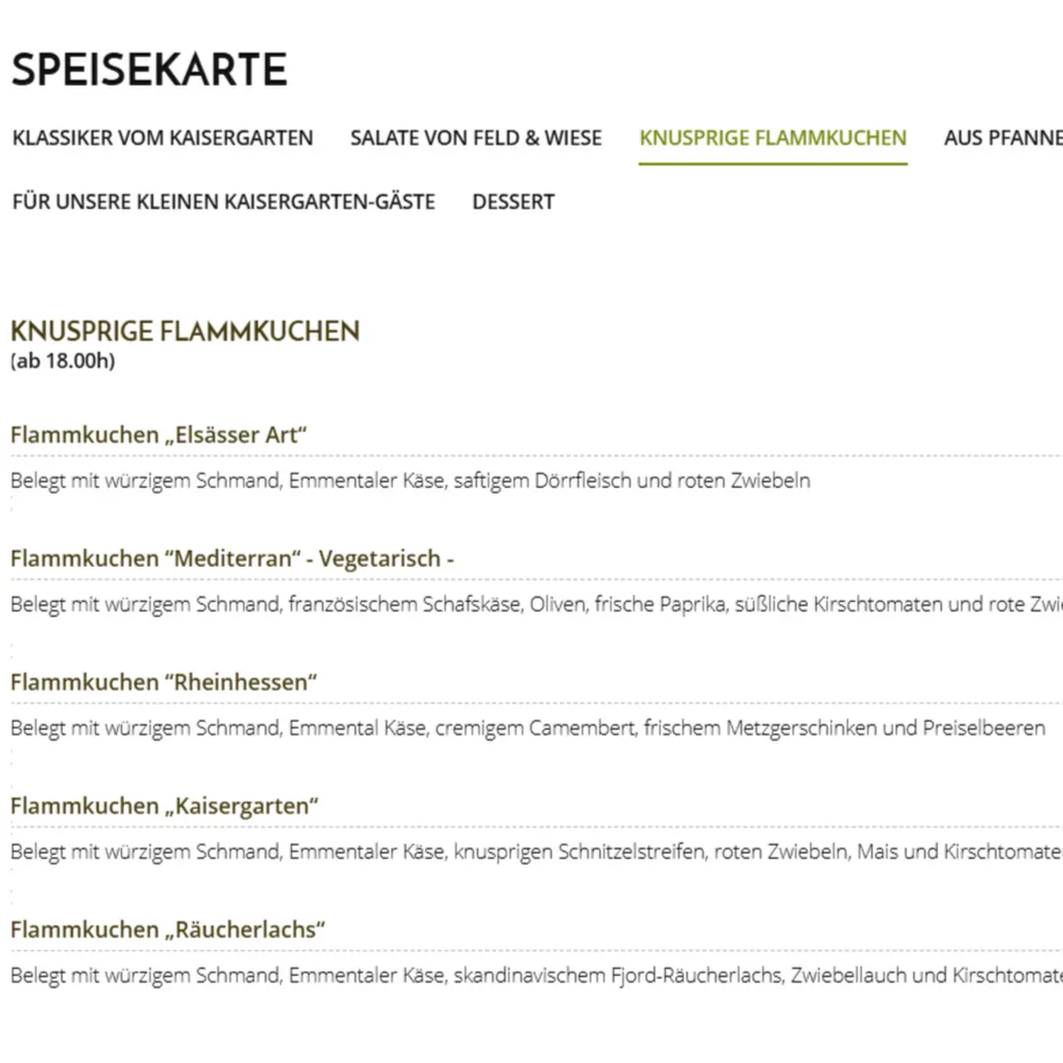 Speisekarte photo 4