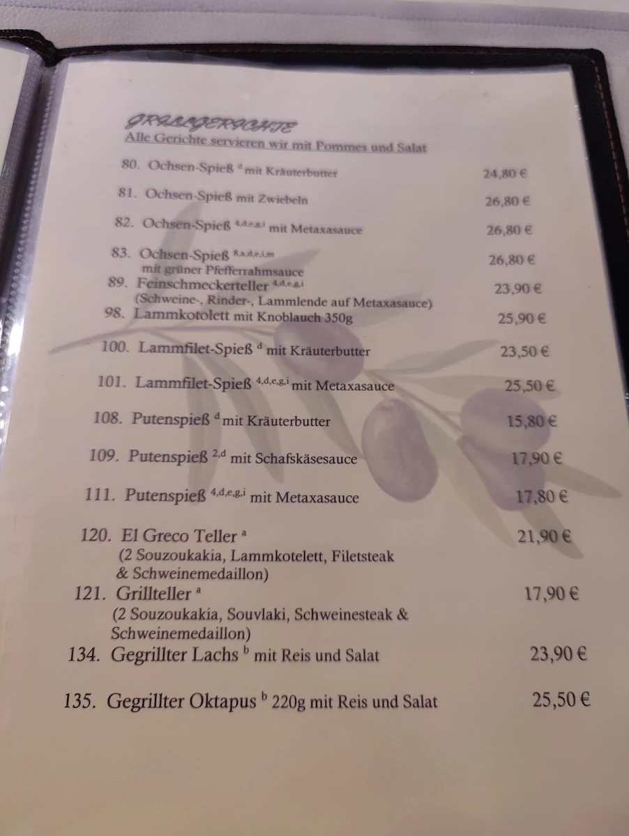 Speisekarte photo 4