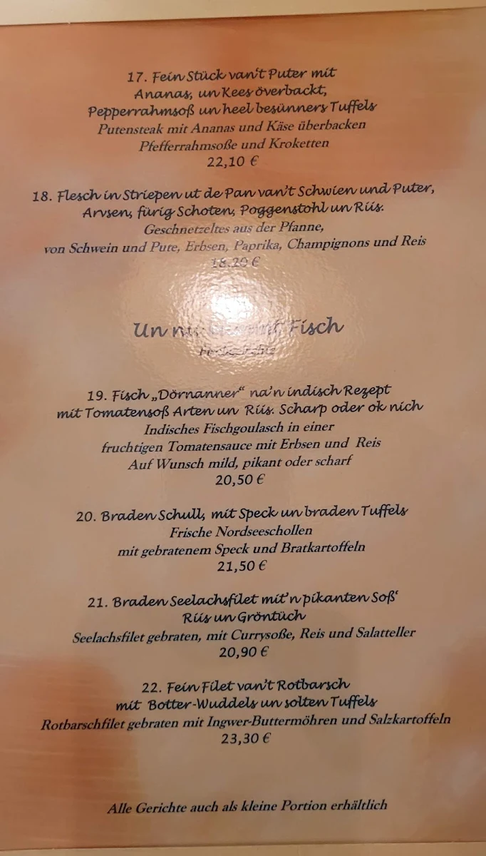 Speisekarte photo 1