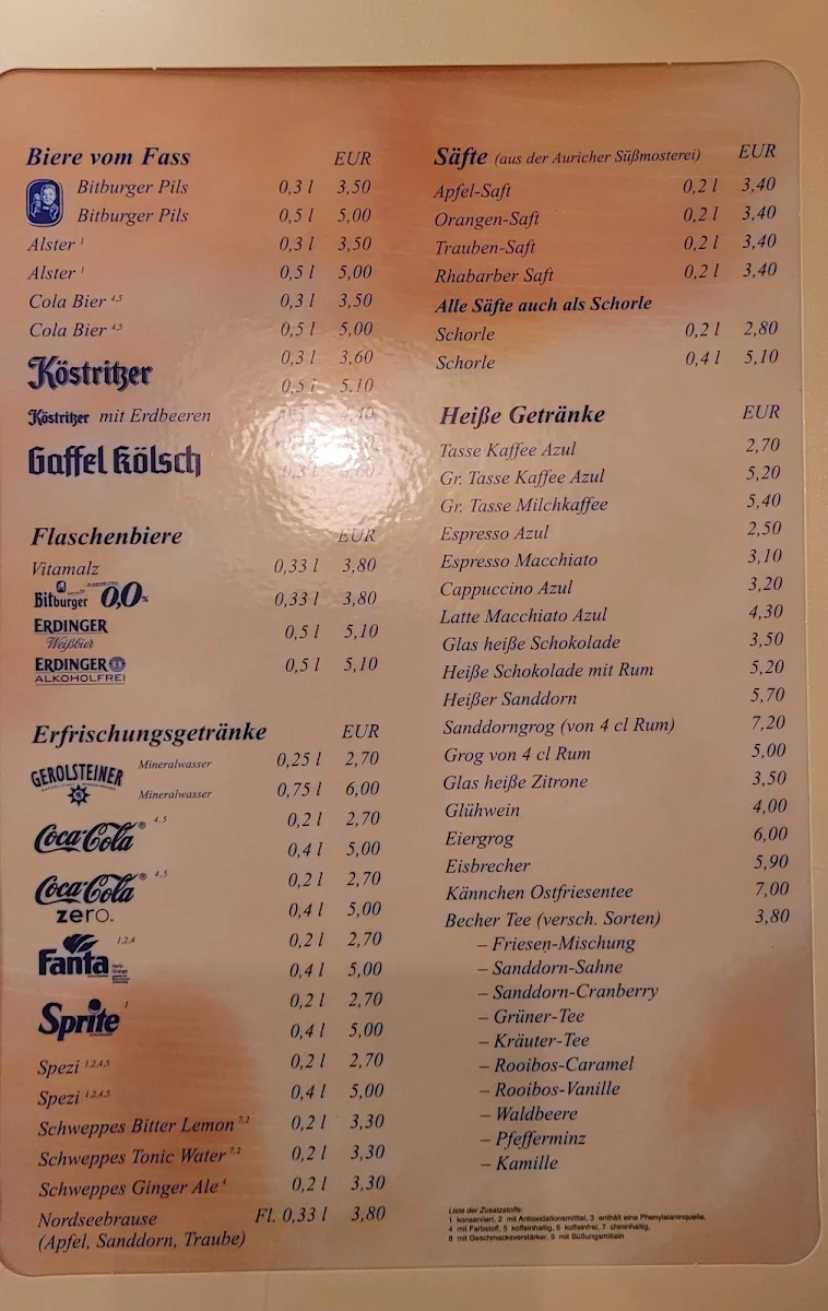 Speisekarte photo 2