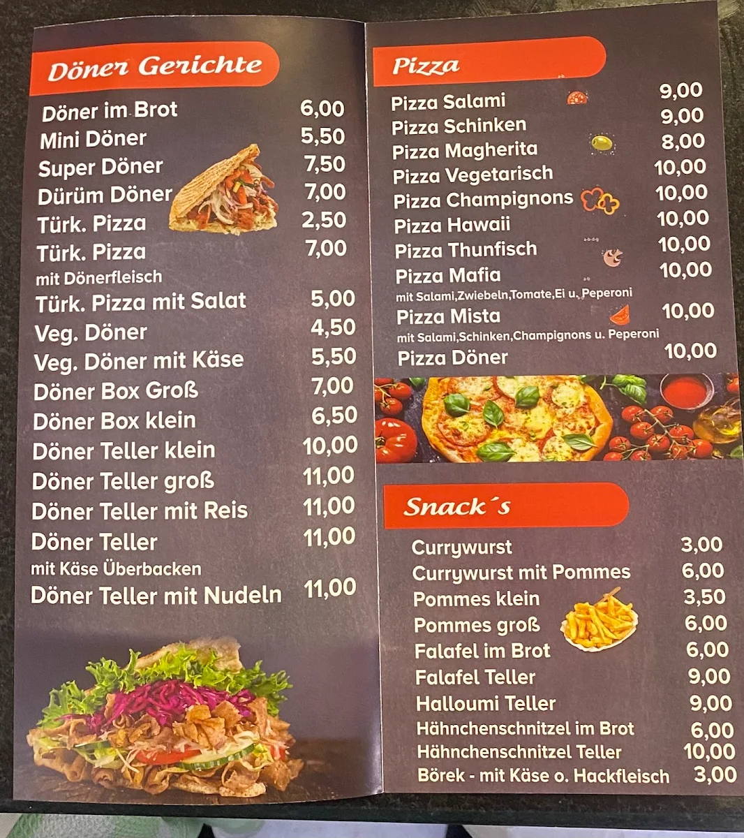 Speisekarte photo 1