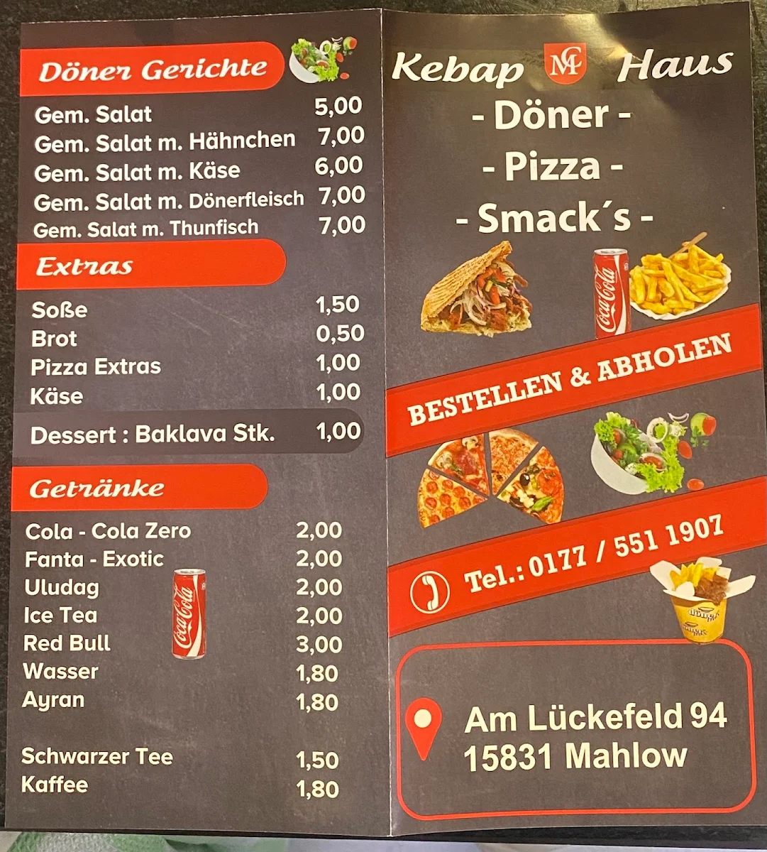 Speisekarte photo 2