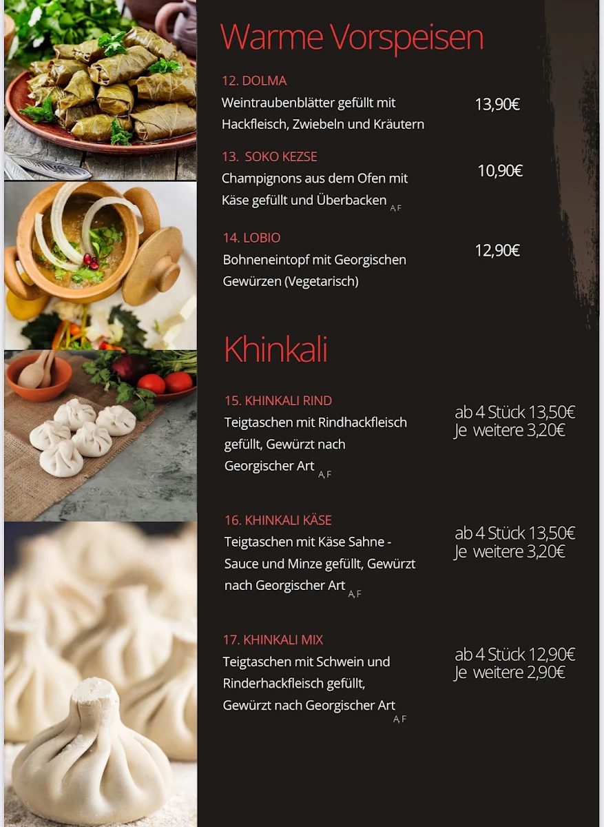 Speisekarte photo 2