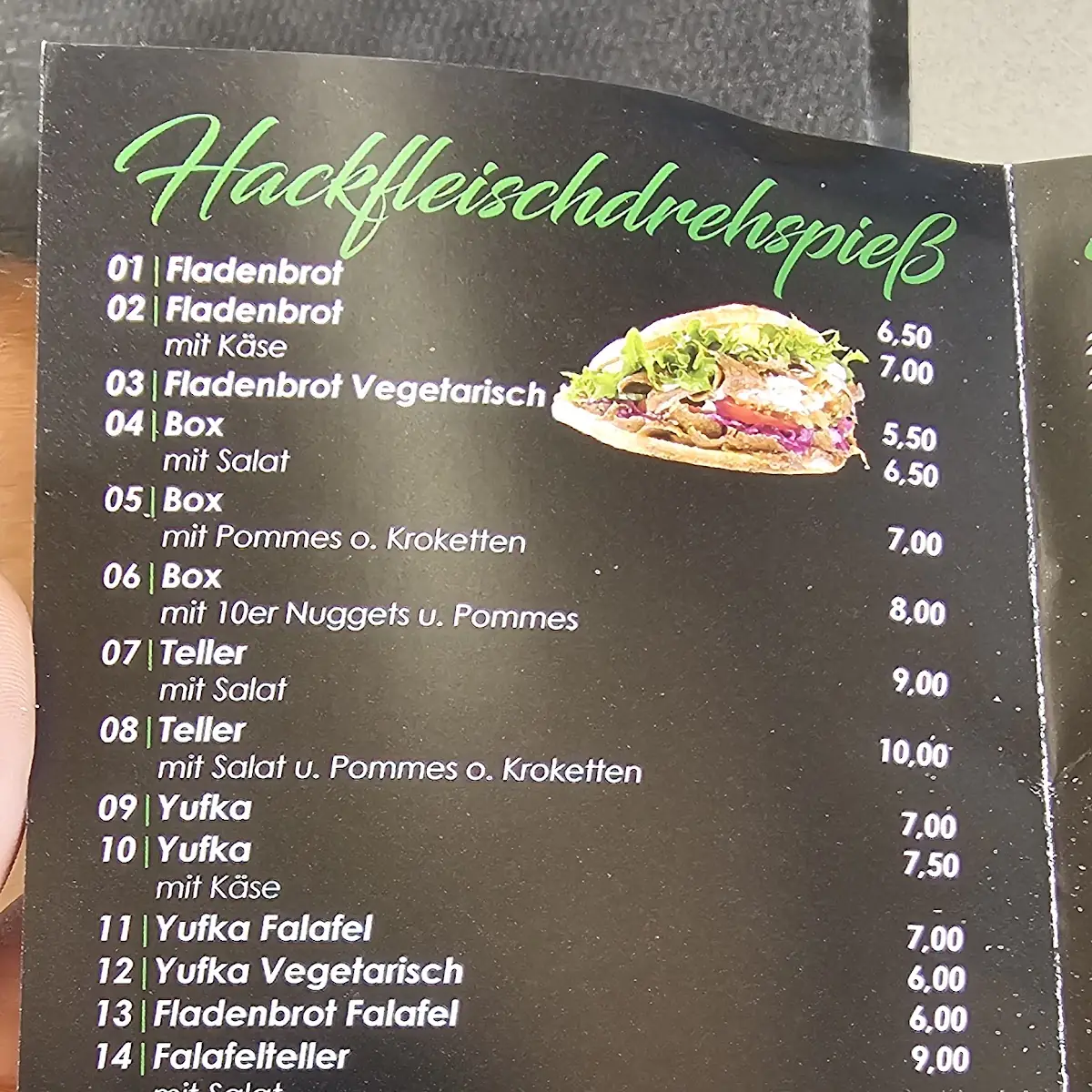 Speisekarte photo 3