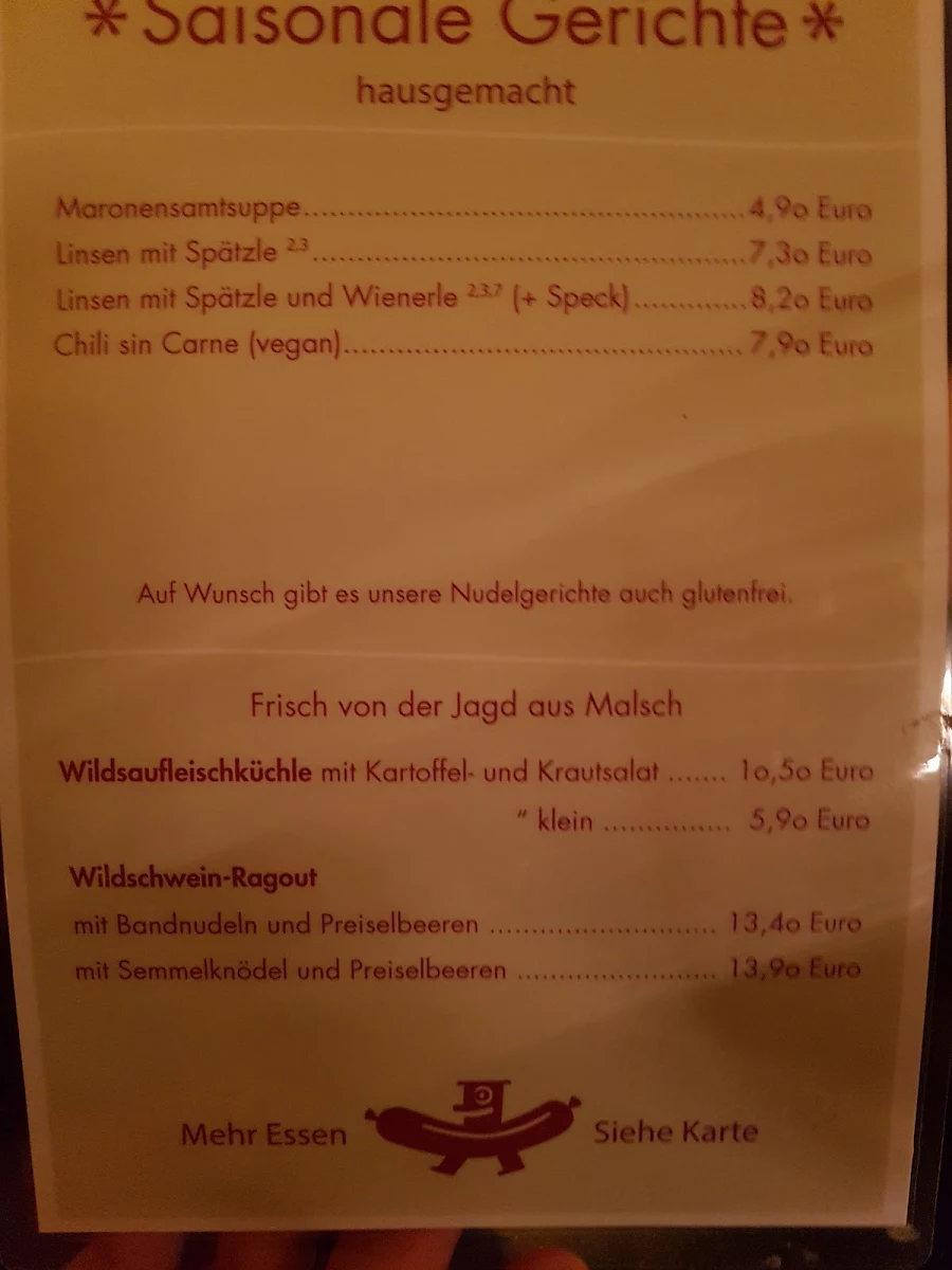 Speisekarte photo 3