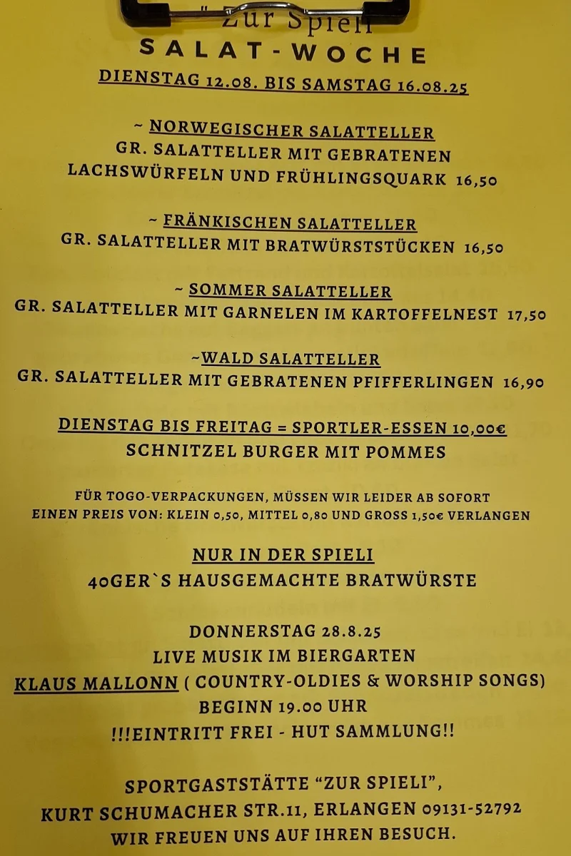 Speisekarte photo 3