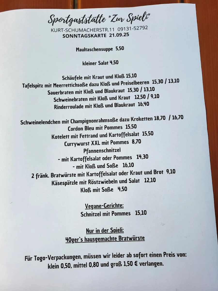 Speisekarte photo 7