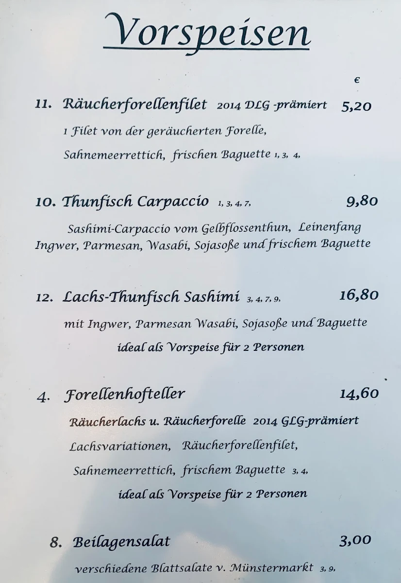 Speisekarte photo 3