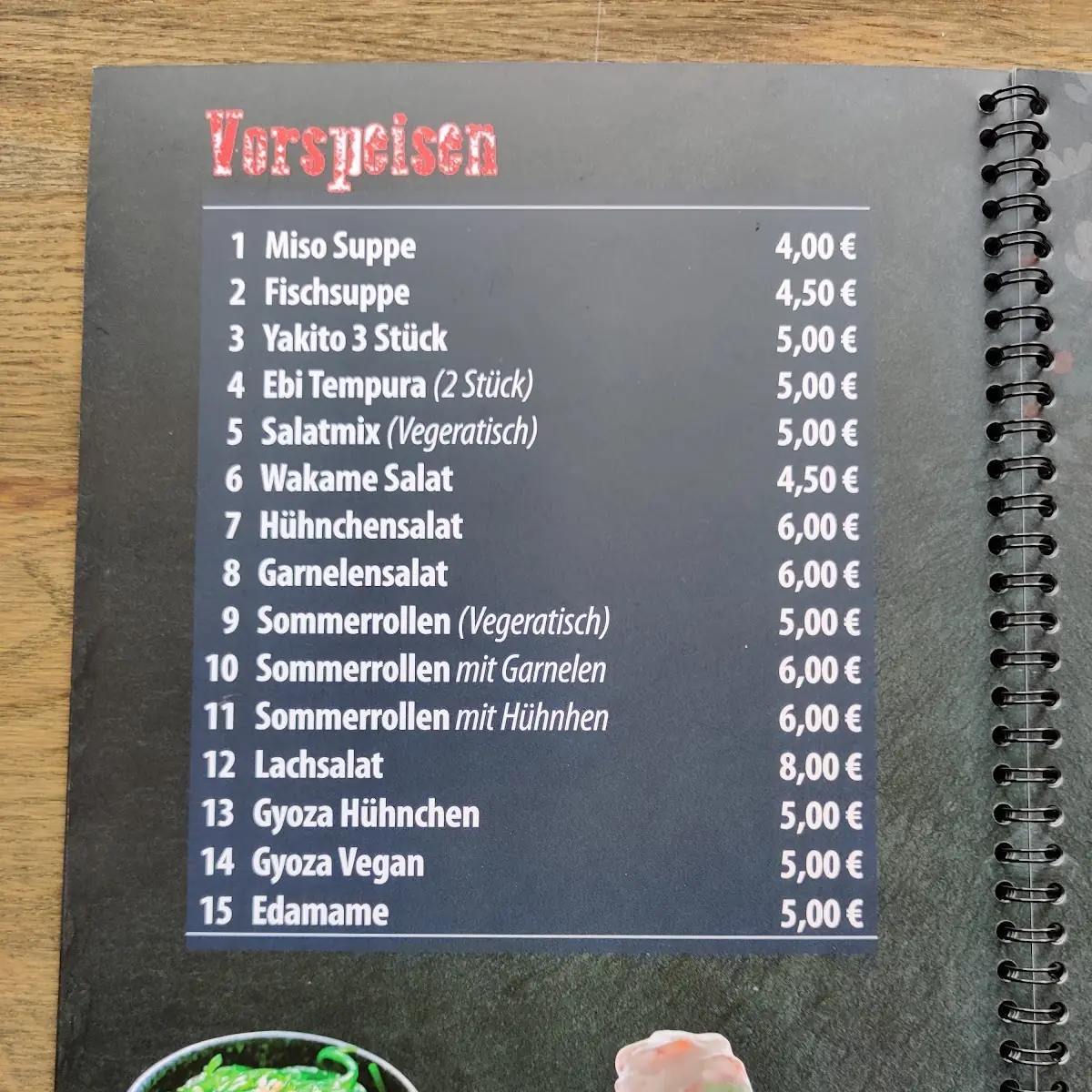 Speisekarte photo 10