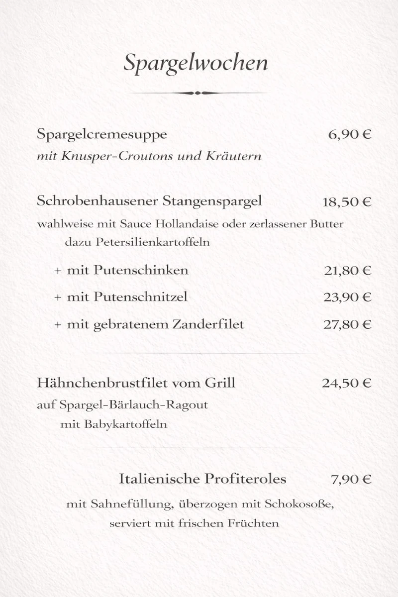 Speisekarte photo 2