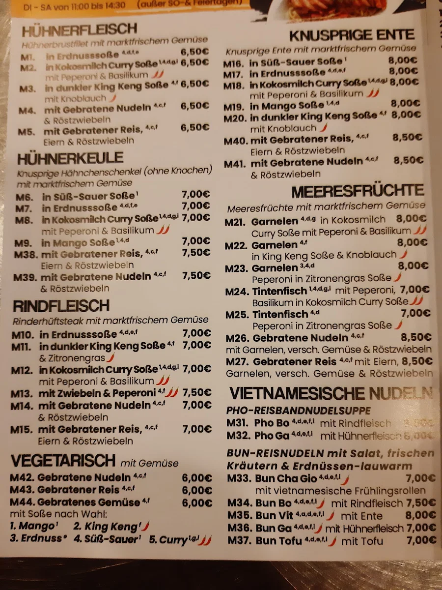 Speisekarte photo 5