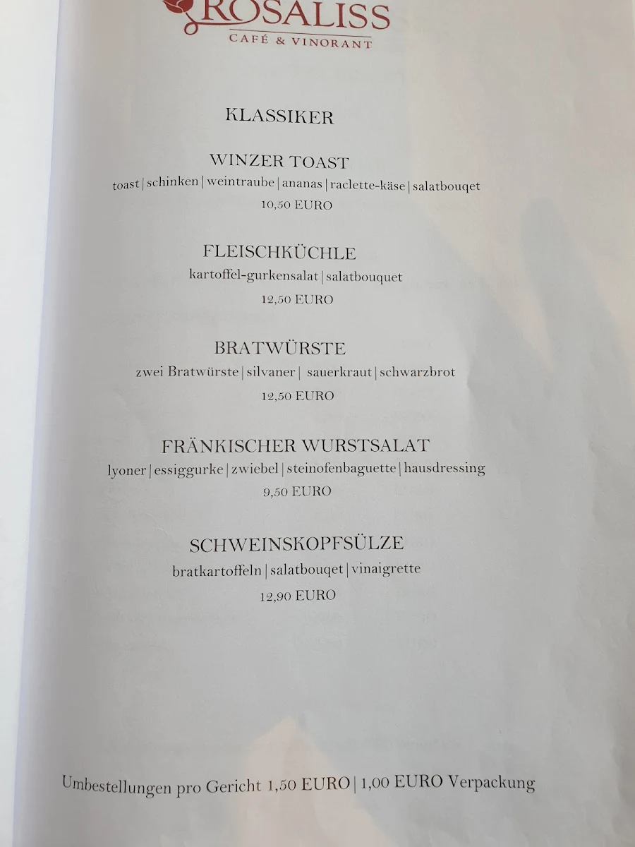 Speisekarte photo 1
